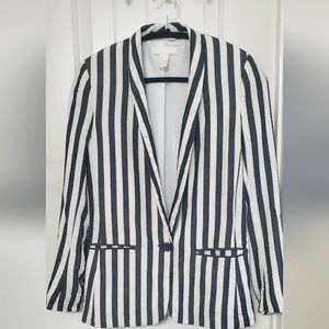 Women's Striped H&M blazer, size 4